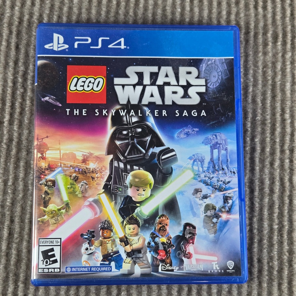 LEGO Star Wars The Skywalker Saga PS4 Blue Case Action Adventure Game